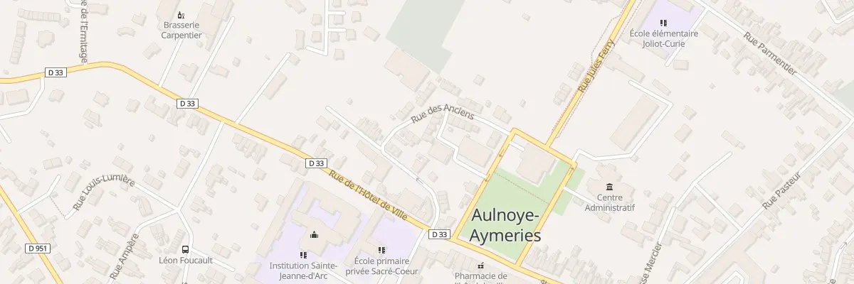 Plan du 8 Rue des Anciens à Aulnoye-Aymeries