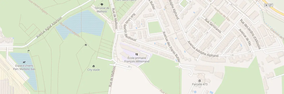 Plan du 119 Rue Louis Martin Berthoud à Montpellier