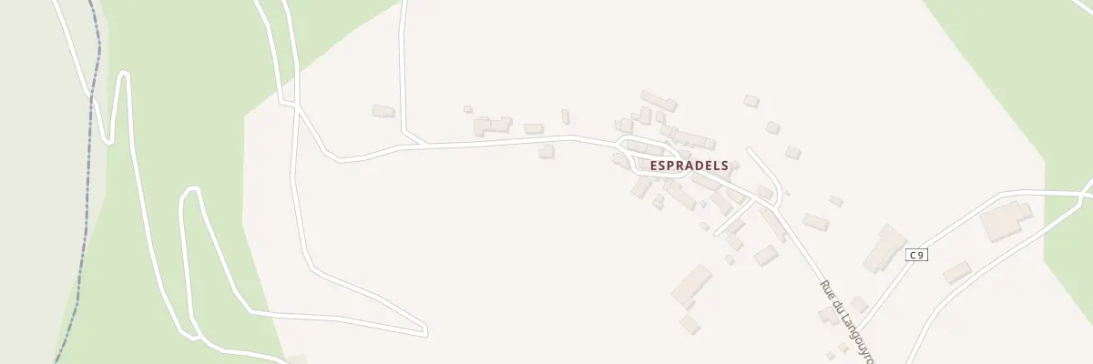 Plan du 5349 Espradels à Luc