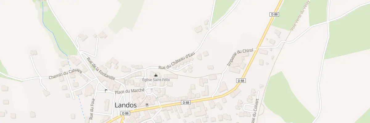 Plan du 7 Imp de la Garde à Landos