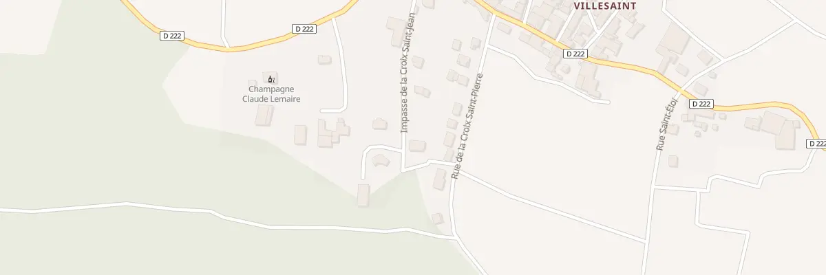 Plan du 20 Rue de la Croix Saint Pierre à Boursault