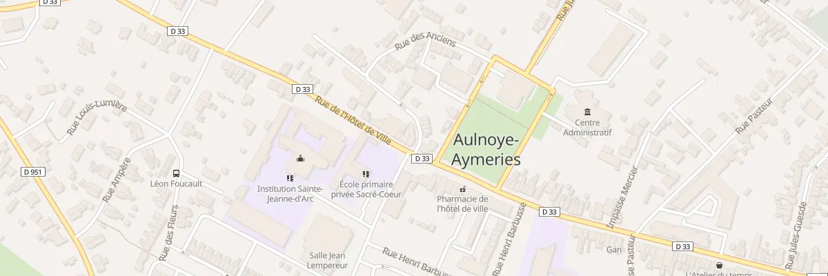 Plan du 116 Rue de l’Hôtel de Ville à Aulnoye-Aymeries