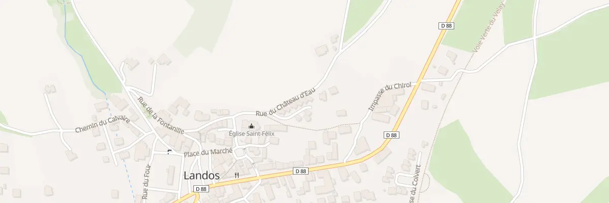 Plan du 9 Imp de la Garde à Landos