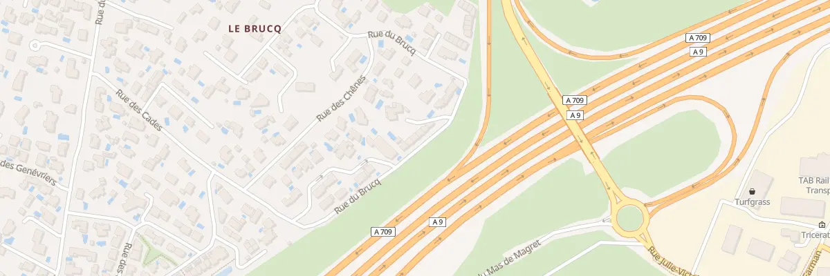 Plan du 34 Rue du Brucq à Saint-Jean-de-Védas