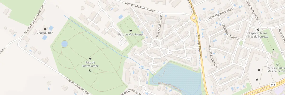 Plan du 218 Rue Edouard Cartailhac à Montpellier