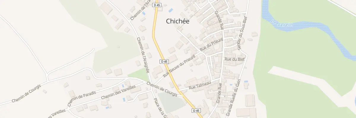 Plan du 2 Rue Neuve du Prieuré à Chichée