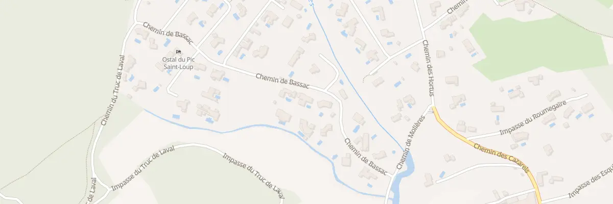 Plan du 233 Che de Bassac à Saint-Jean-de-Cuculles
