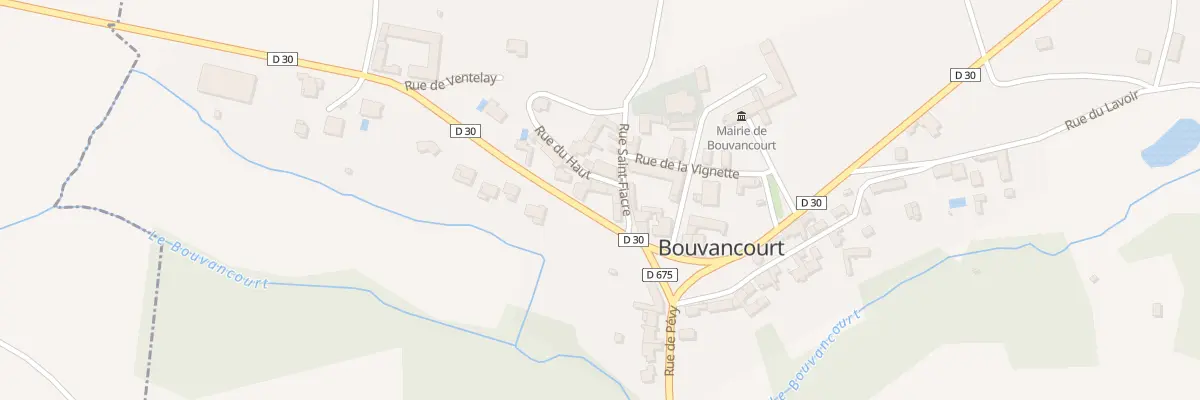 Plan du 4 Rue de Ventelay à Bouvancourt
