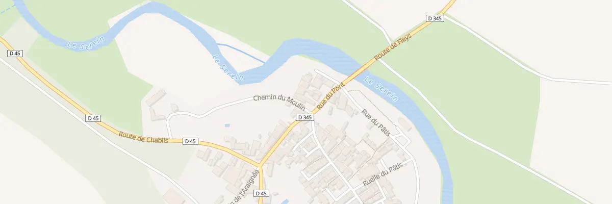 Plan du 1 Rue du Pont à Chichée
