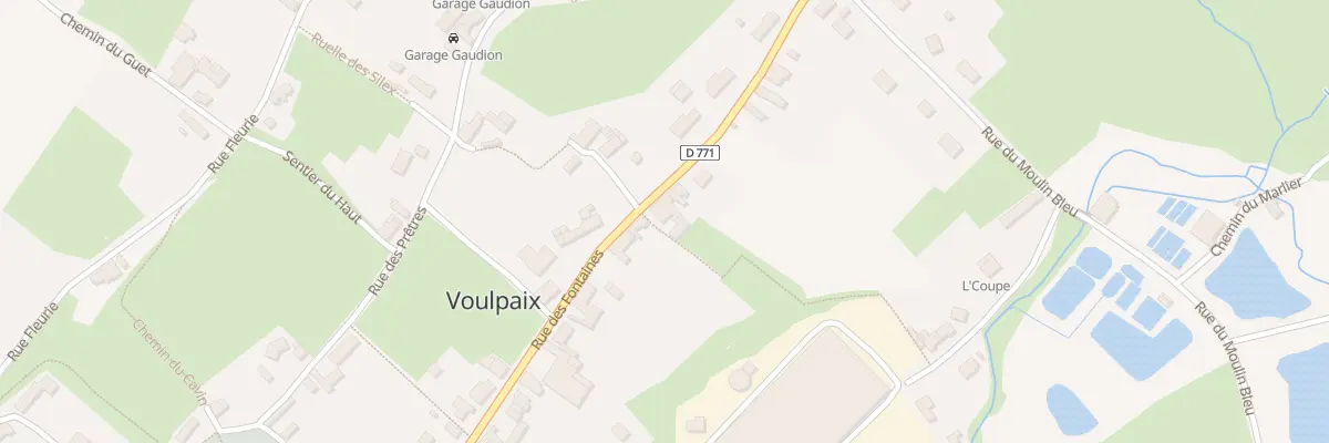 Plan du 26 Rue des Fontaines à Voulpaix