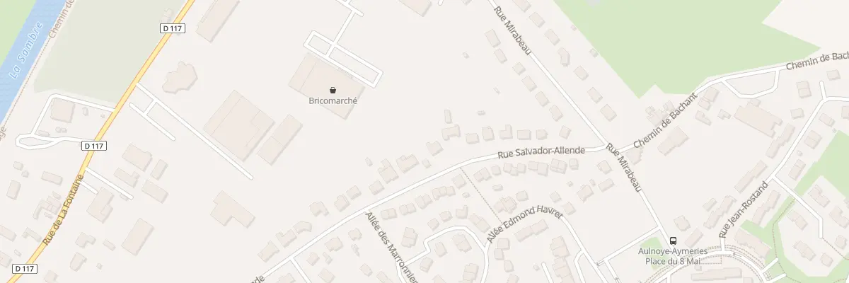 Plan du 39 Rue Salvador Allendé à Aulnoye-Aymeries