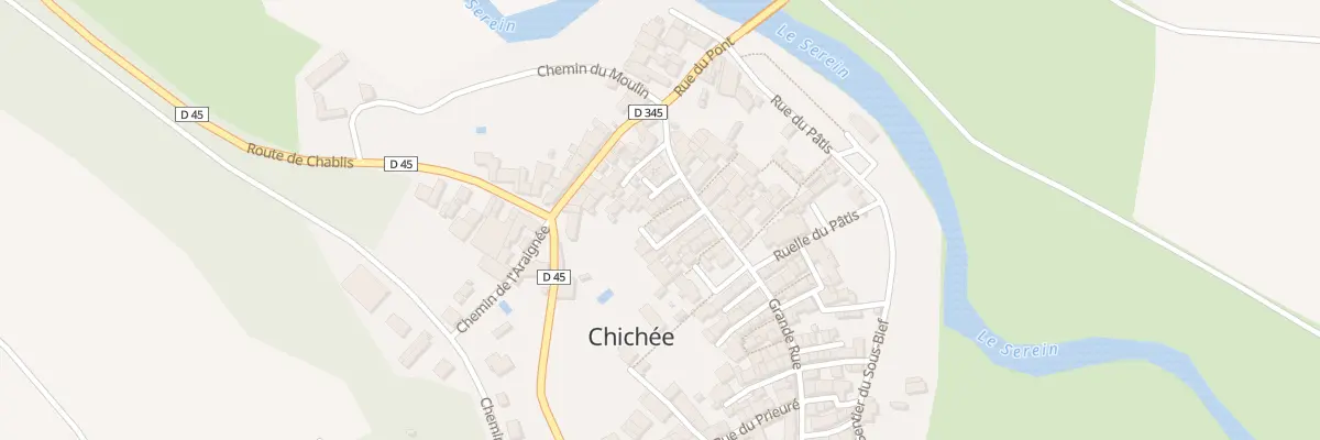 Plan du 4 Cul de Sac du Presbytère à Chichée