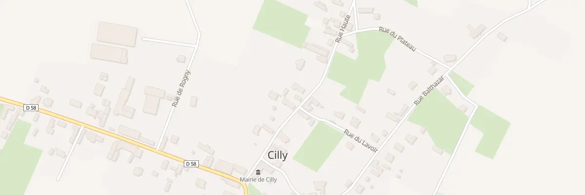 Plan du 7 Rue Haute à Cilly