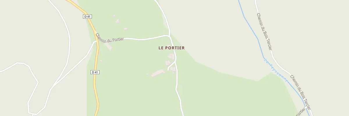 Plan du 280 Che du Portier à Saint-Bonnet-des-Quarts