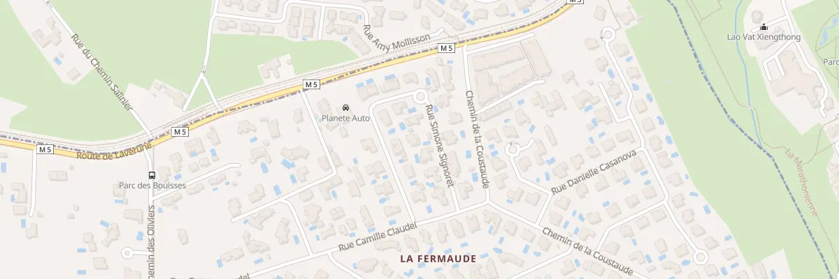Plan du 7 Rue Simone Signoret à Saint-Jean-de-Védas