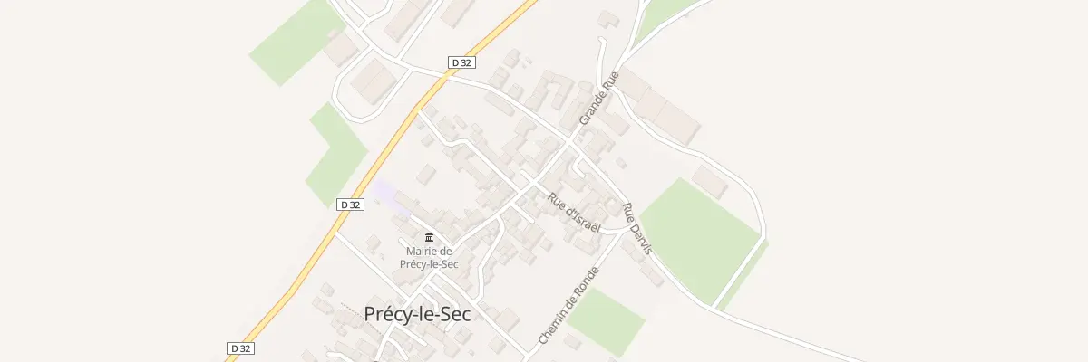 Plan du 9 Gr Grande Rue à Précy-le-Sec