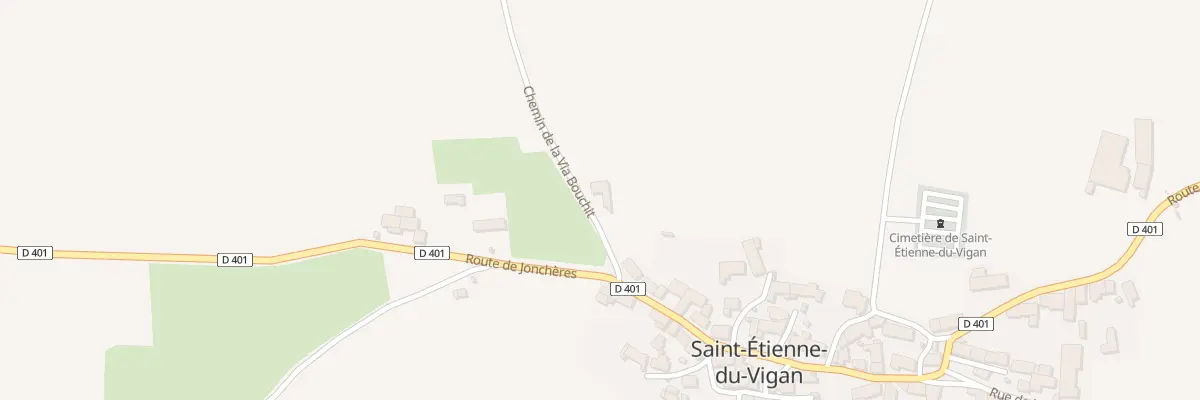 Plan du 5016 Le Bourg à Rauret