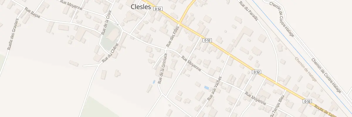 Plan du 26 Rue Moyenne à Clesles