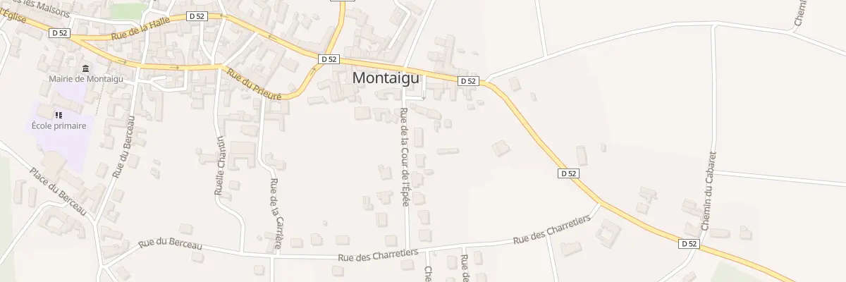 Plan du 1T Rue Cour de l’Epee à Montaigu