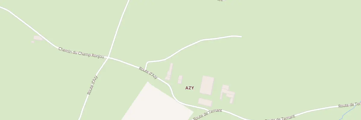 Plan du 95 Azy à Saint-Seine