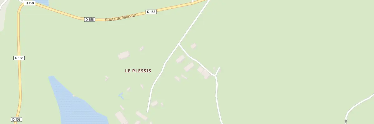 Plan du 6B Rte du Morvan à Sémelay