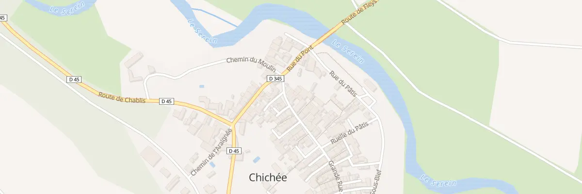 Plan du 3 Gr Grande Rue à Chichée