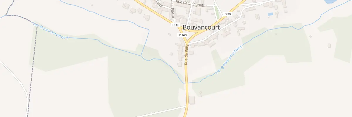 Plan du 8 Rue de Pévy à Bouvancourt