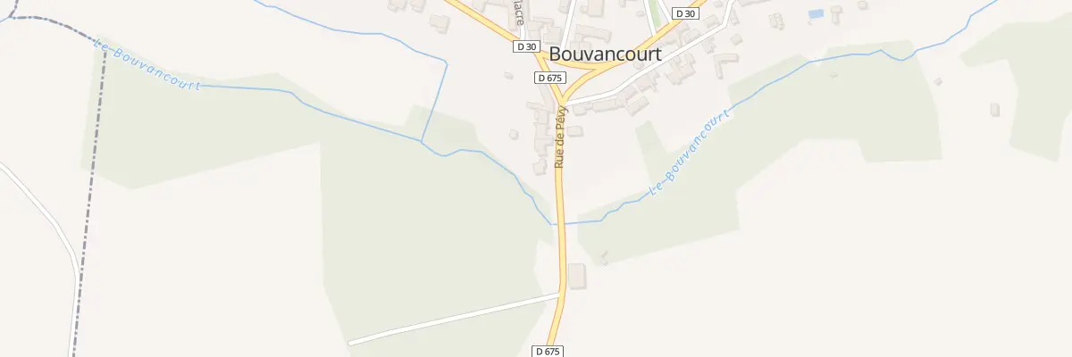 Plan du 10 Rue de Pévy à Bouvancourt