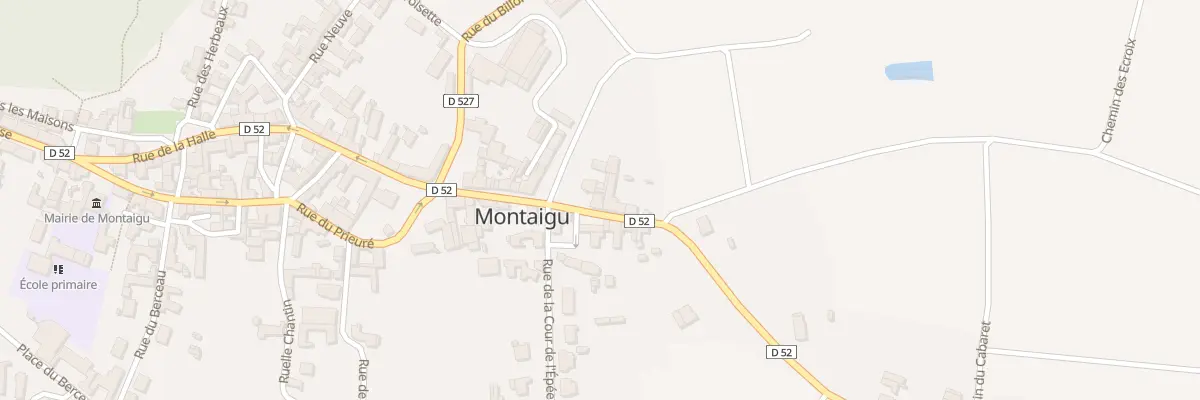 Plan du 11 Rue de St Erme à Montaigu