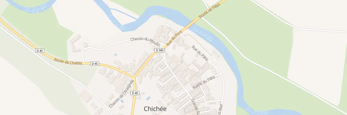 Plan du 1 Gr Grande Rue à Chichée
