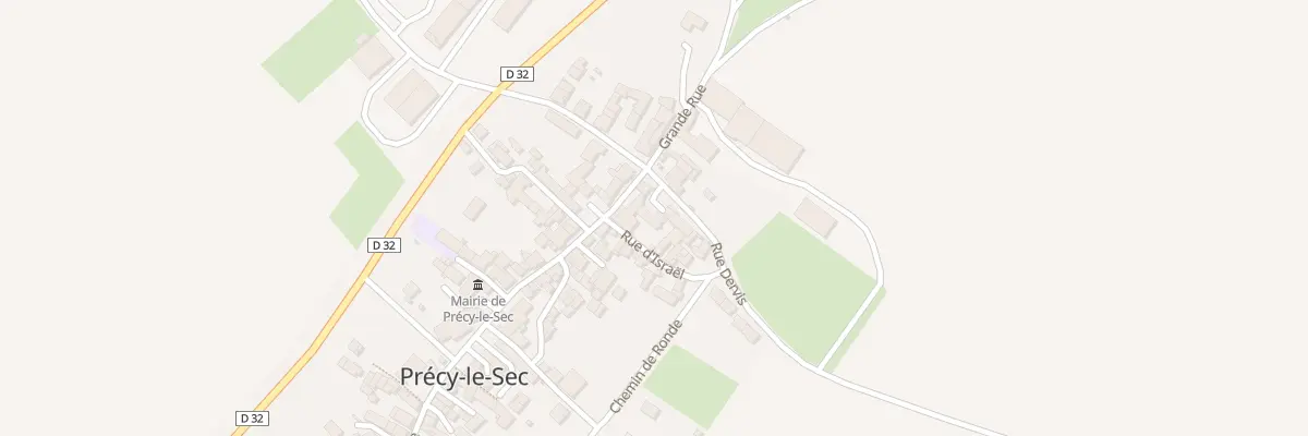Plan du 4 Rue Dervis à Précy-le-Sec