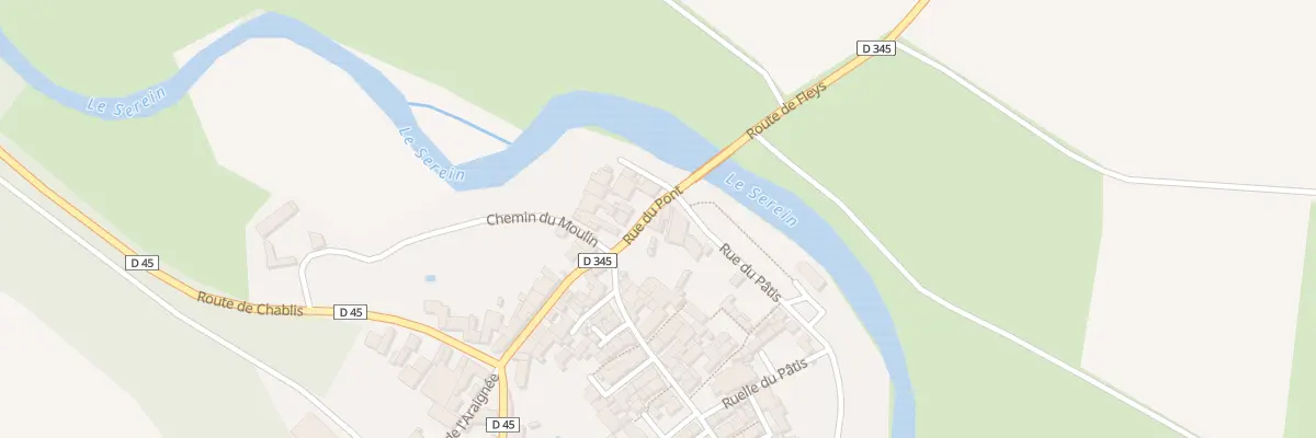 Plan du 2 Rue du Pont à Chichée