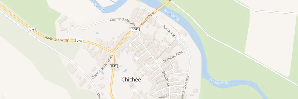 Plan du 2 Vc Cour du Presbytere à Chichée