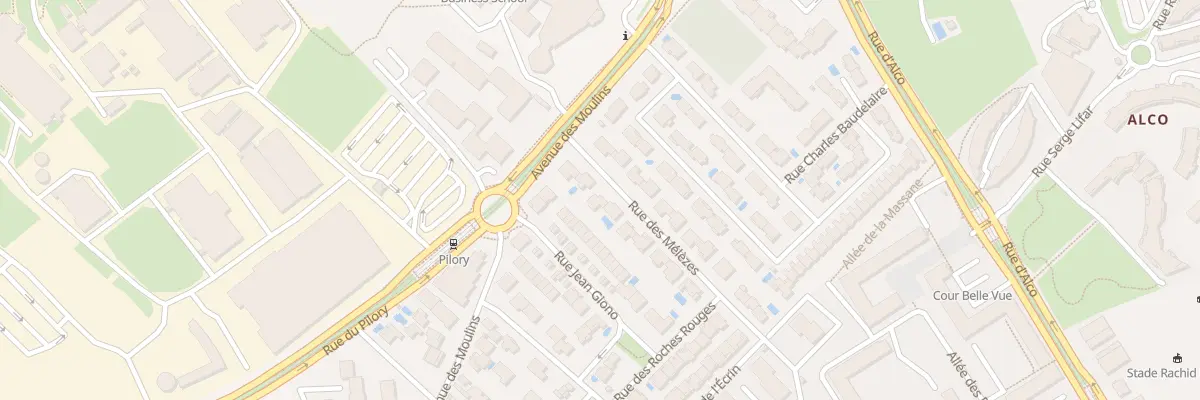 Plan du 6 Rue des Mélèzes à Montpellier