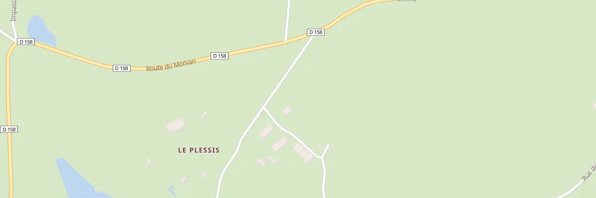Plan du 4A Rte du Morvan à Sémelay