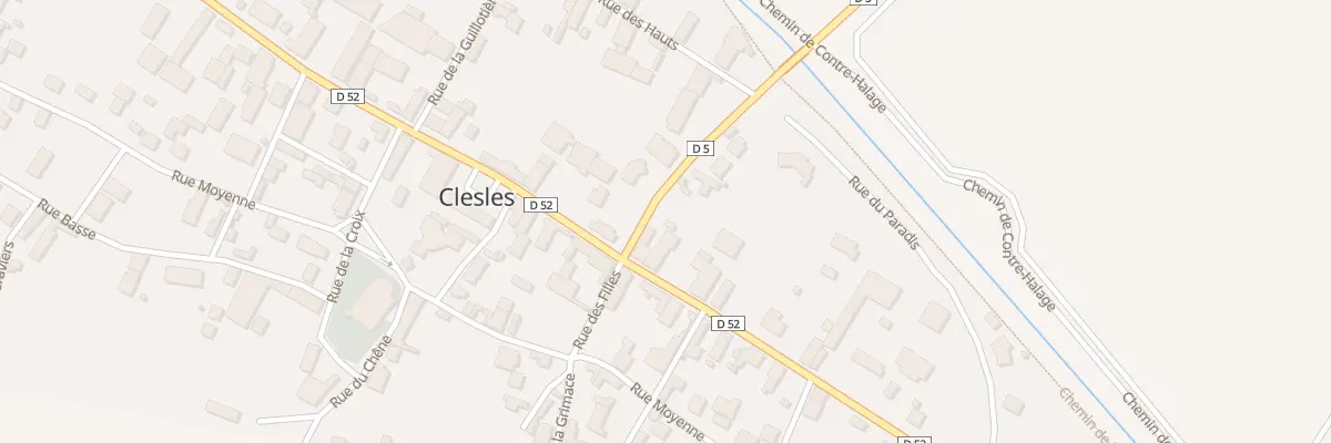 Plan du 2 Rte de Bagneux à Clesles