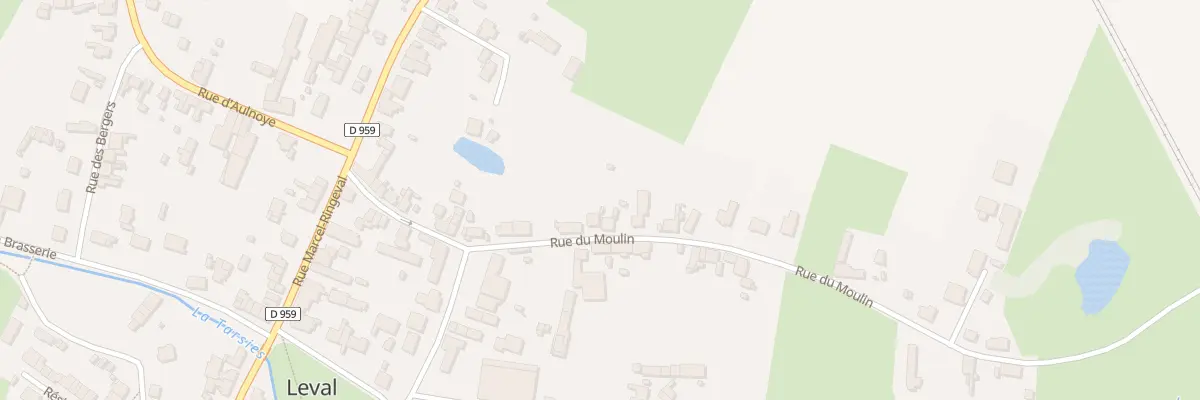 Plan du 27 Rue du Moulin à Leval