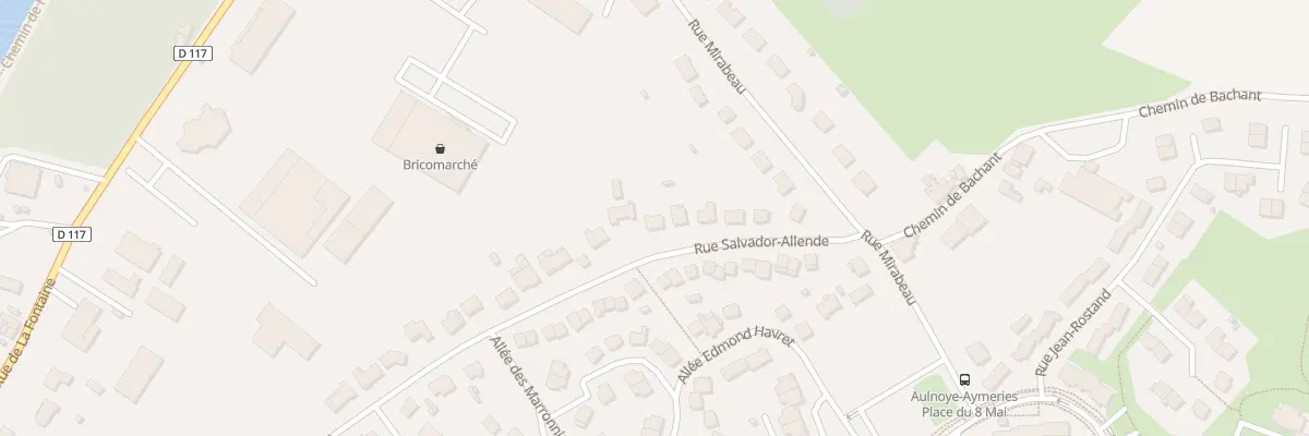 Plan du 121 Rue Salvador Allendé à Aulnoye-Aymeries