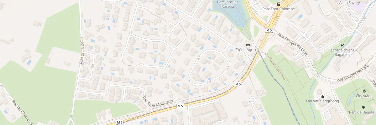 Plan du 140 Rue Adrienne Boland à Montpellier