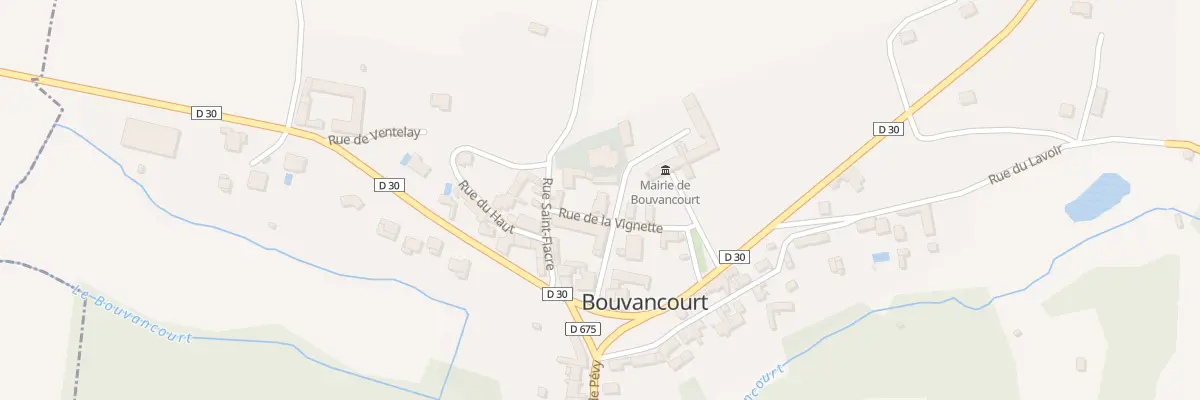 Plan du 1 Rue de l’Eglise à Bouvancourt