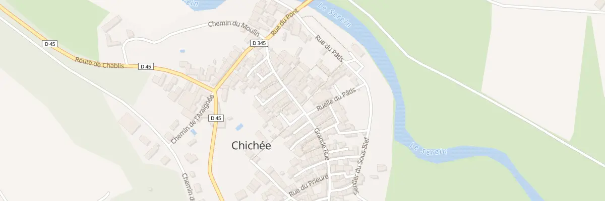 Plan du 1 Rue de l’Eglise à Chichée