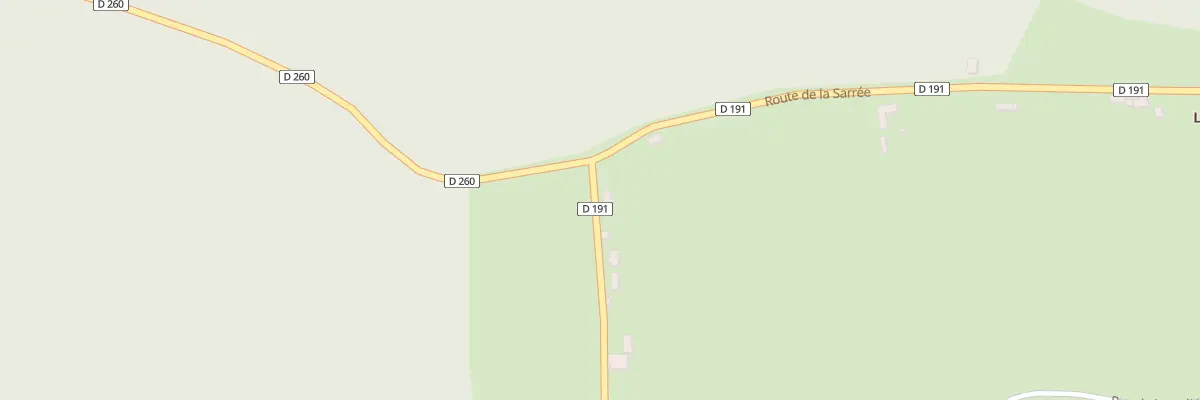Plan du 68 La Sarree à Savigny-Poil-Fol