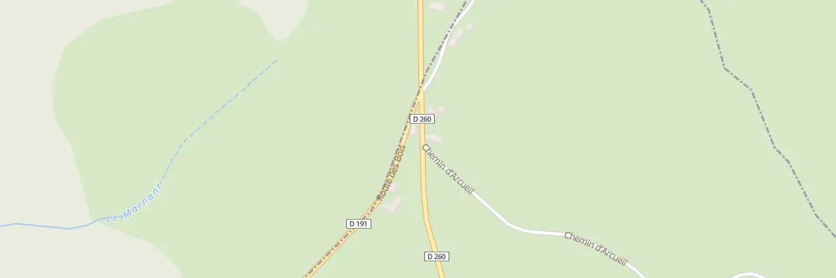 Plan du 89 Rte des Chaufourniers à Ternant