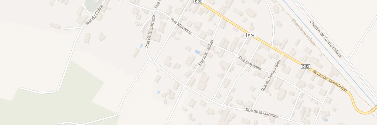 Plan du 6 Rue aux Vaches à Clesles