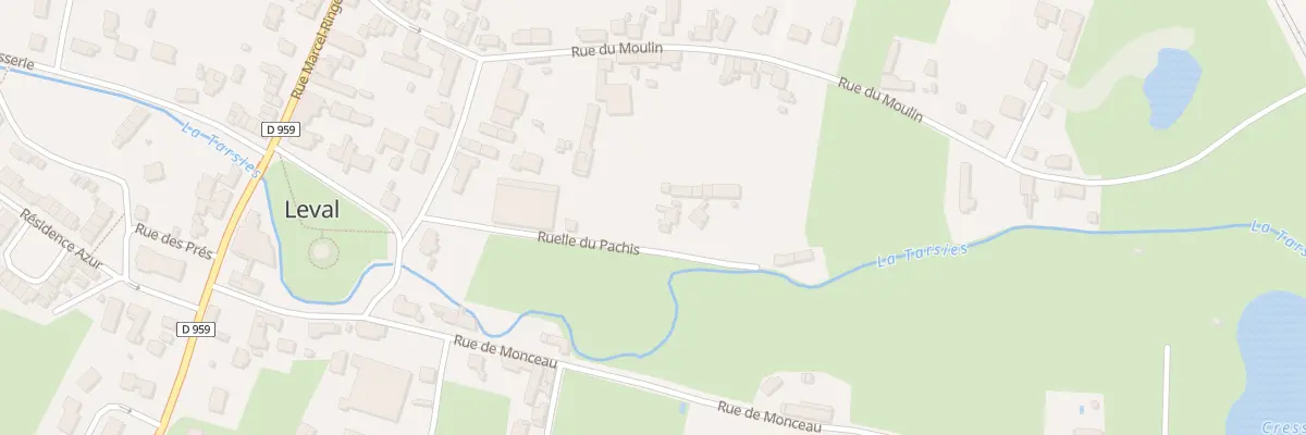 Plan du 9 Rue du Pachis à Leval