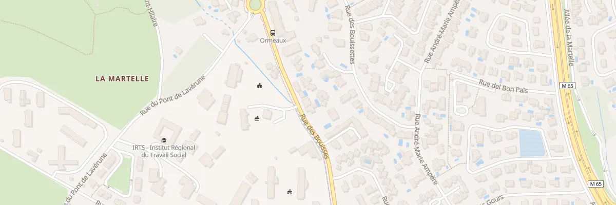 Plan du 680 Rue des Bouisses à Montpellier