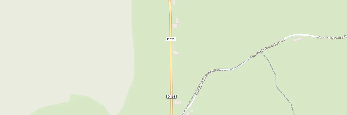 Plan du 33 Rte de la Sarrée à Savigny-Poil-Fol