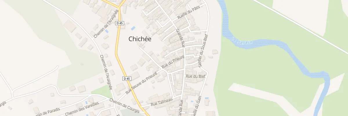 Plan du 4 Rue du Prieuré à Chichée
