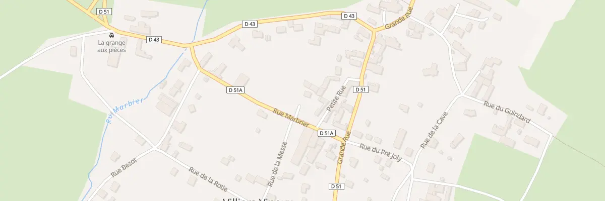 Plan du 3 Rue Gaulard à Villiers-Vineux