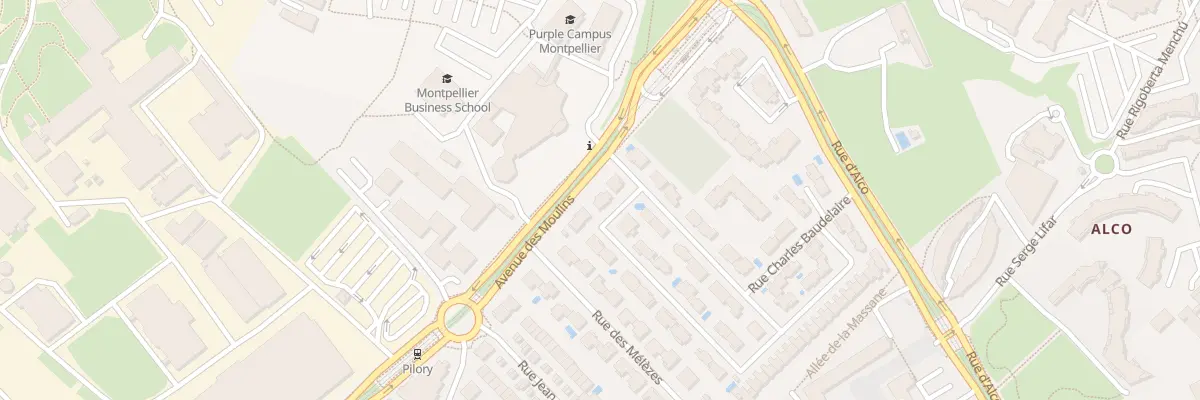 Plan du 4 Rue Paul Eluard à Montpellier